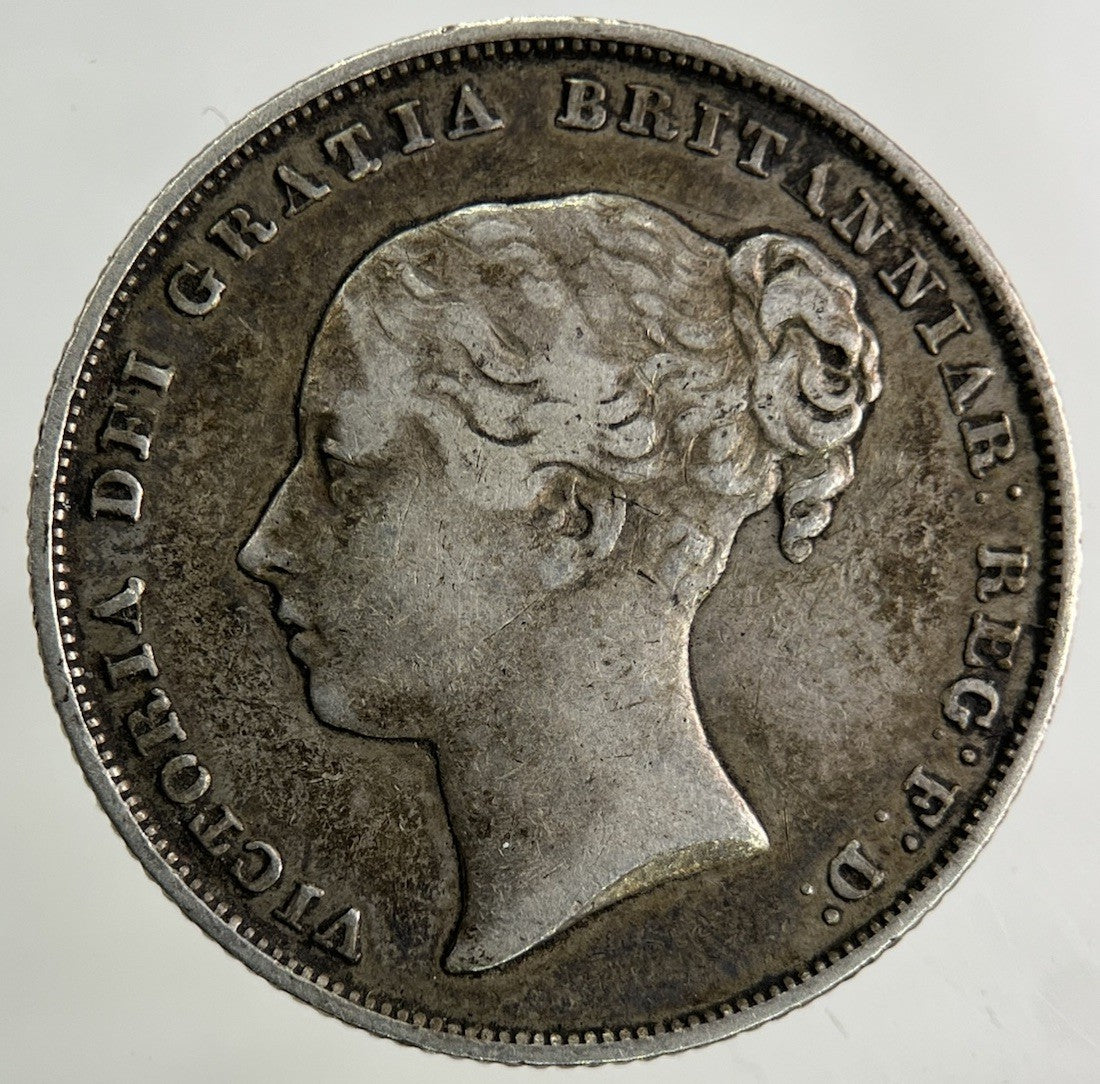 1853 Victoria Shilling Silver Coin | Very High Grade
