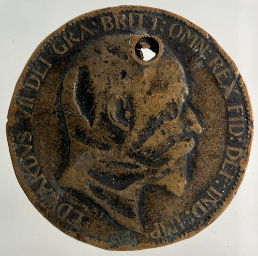 1903 Edward VII Half - Penny Coin | Collectable Grade