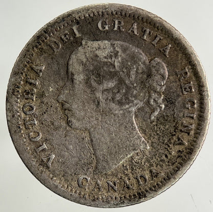 1858 Canada 5 Cents Silver Coin | Collectable Grade