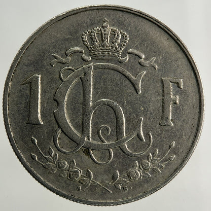 1955 Luxembourg / Letzeburg 1 Franc Coin | Fine Collectable Grade