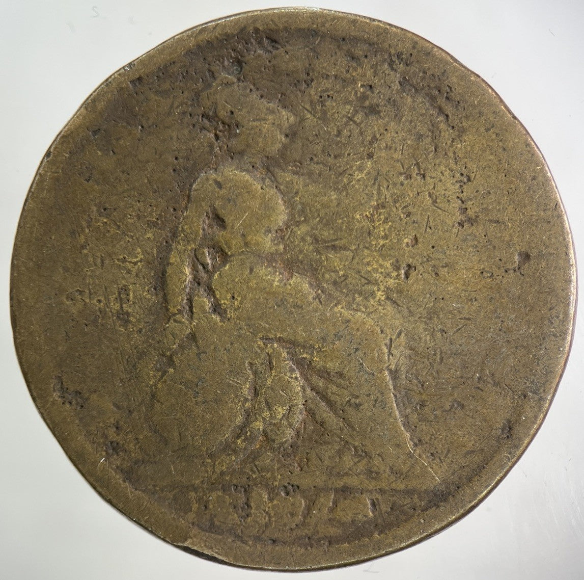 1826 George IV One Penny Coin | Fair Grade