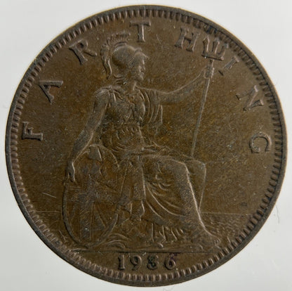 1936 George V Farthing Coin | Collectable Grade