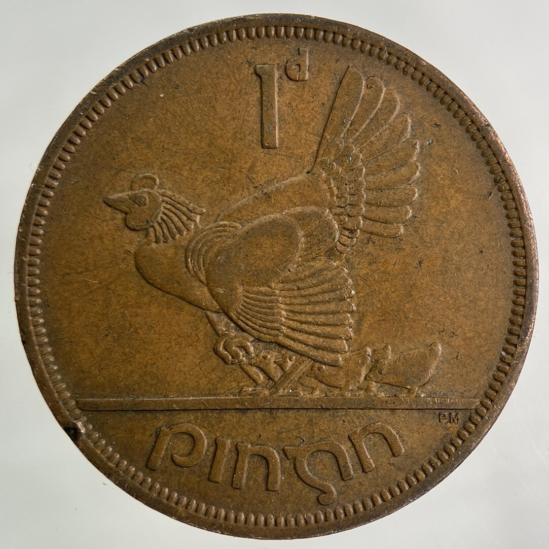 1965 Irish One Penny Coin | Fine Collectable Grade