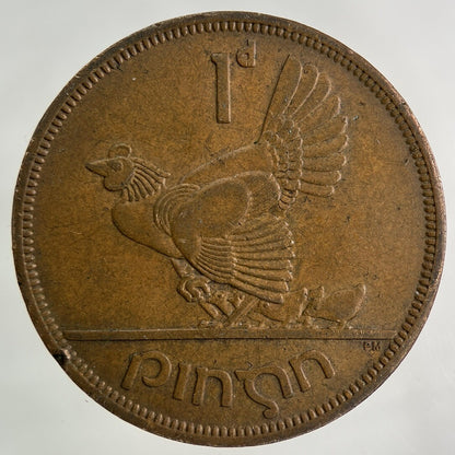 1965 Irish One Penny Coin | Fine Collectable Grade