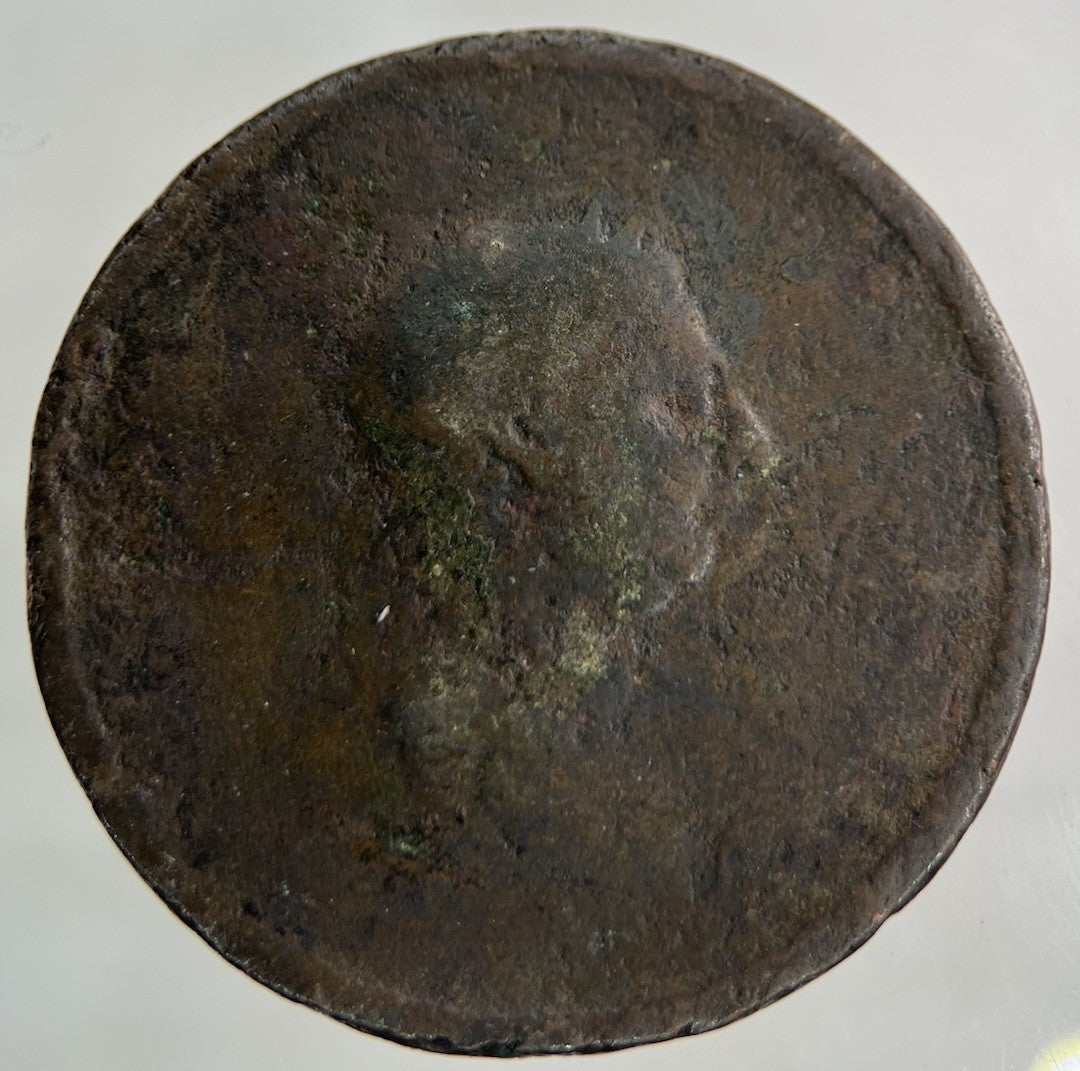 British George III 3rd One Penny Coin | Worn Grade