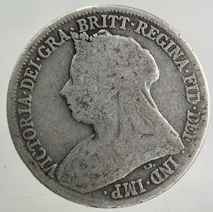 1897 Victoria Silver Shilling Coin | Collectable Grade