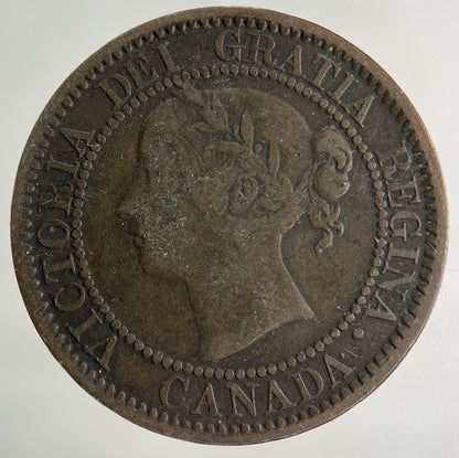 1859 Canada One Cent Coin | Fine Collectable Grade