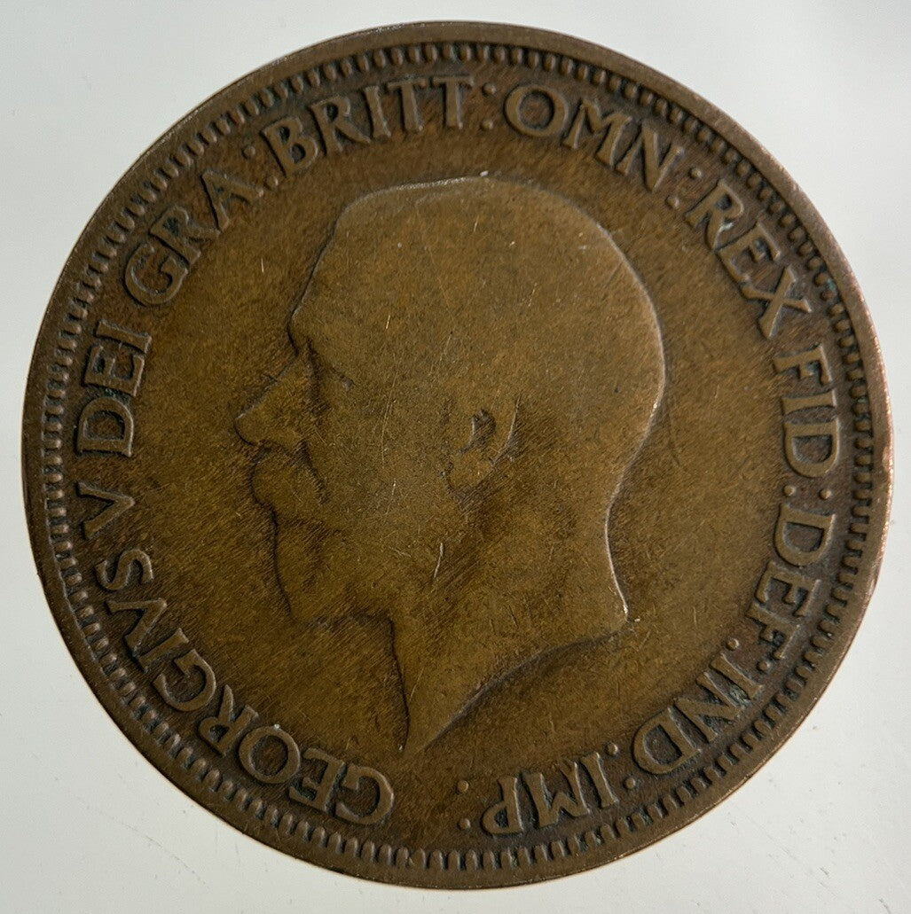 1929 George V Half - Penny Coin | Collectable Grade