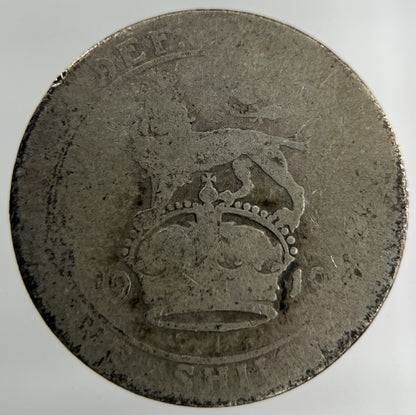 1919 George V Shilling Silver Coin | Fair Grade