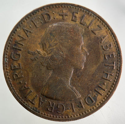 1963 Elizabeth II 2nd One Penny Coin | Fine Collectable Grade