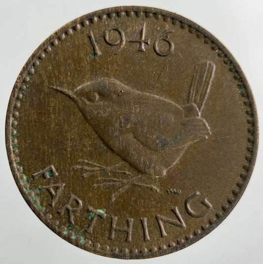 1946 George VI Wren Farthing Coin | Collectable Grade