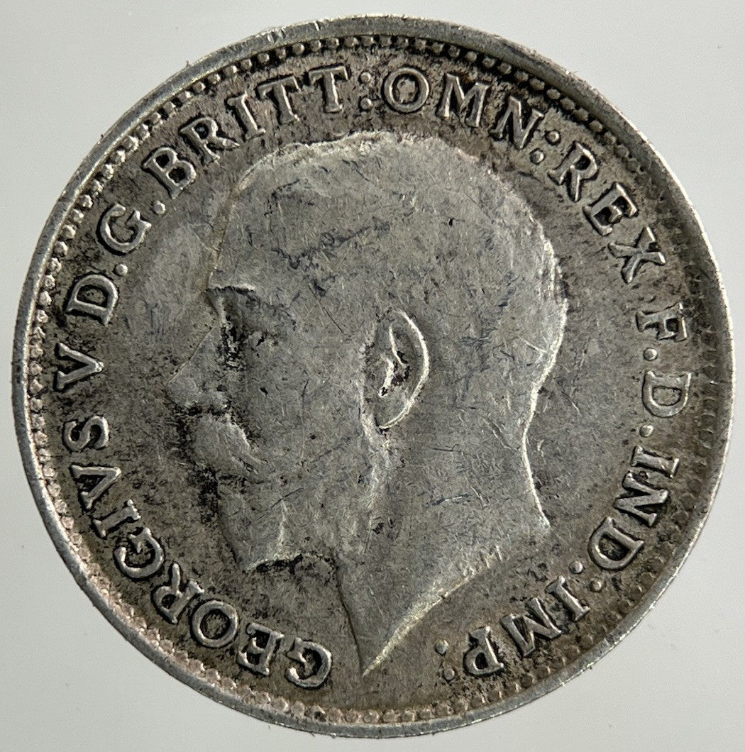 1918 George V Threepence Silver Coin | Fine Collectable Grade