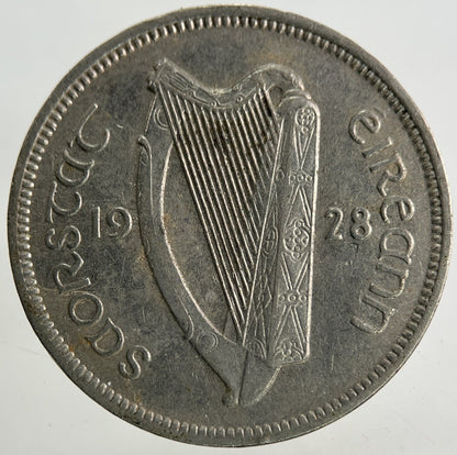 1928 Irish Sixpence Coin | Fine Collectable Grade