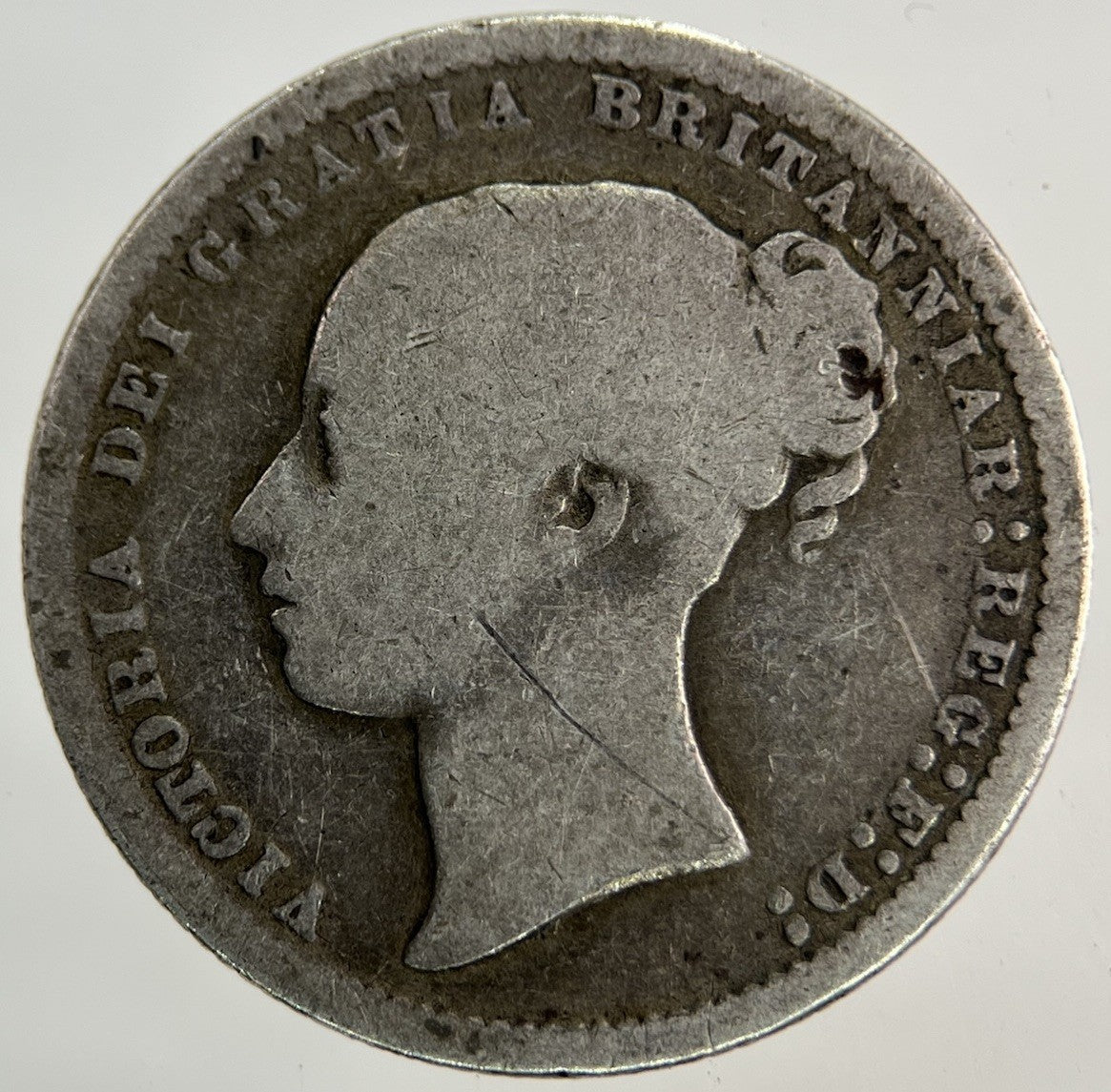 1873 Victoria Shilling Silver Coin | Collectable Grade