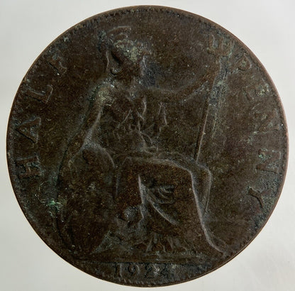 1924 George V Half - Penny Coin | Collectable Grade