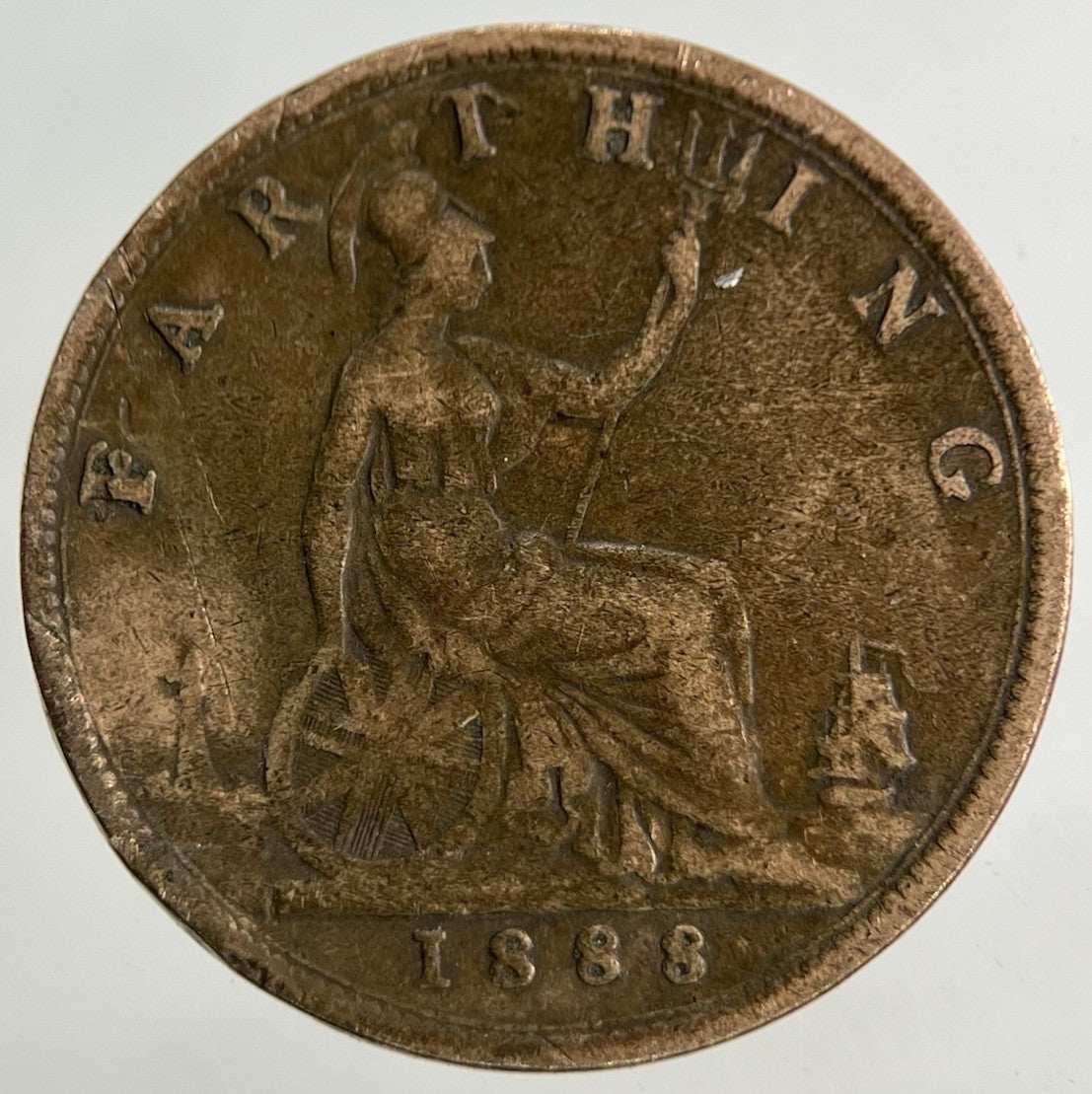 1888 Victoria Farthing Coin | Fine Collectable Grade