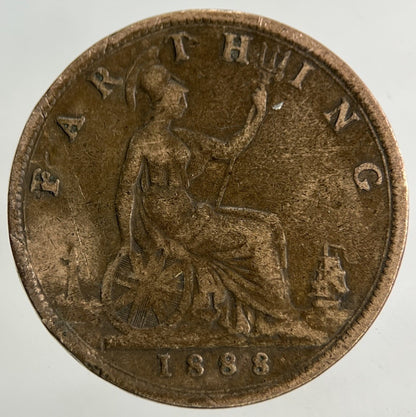 1888 Victoria Farthing Coin | Fine Collectable Grade