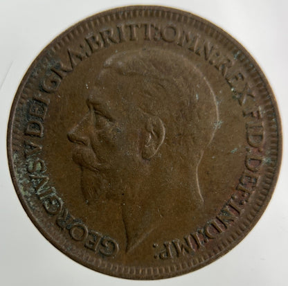 1928 George V Farthing Coin | Collectable Grade