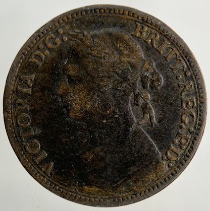 1878 Victoria Farthing Coin | Collectable Grade