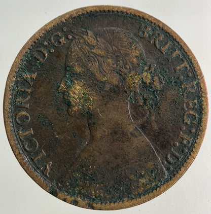 1873 Victoria Farthing Coin | Fine Collectable Grade