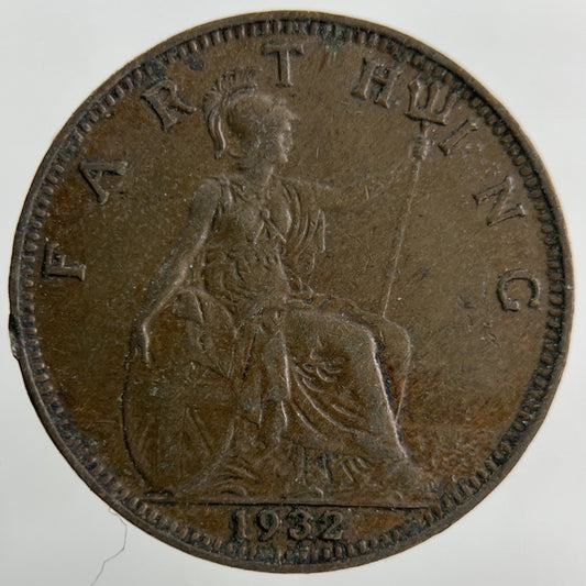 1932 George V Farthing Coin | Collectable Grade