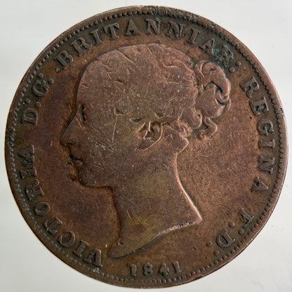 1841 Jersey 1/26th One Twenty Sixth Of A Shilling Coin | Collectable Grade