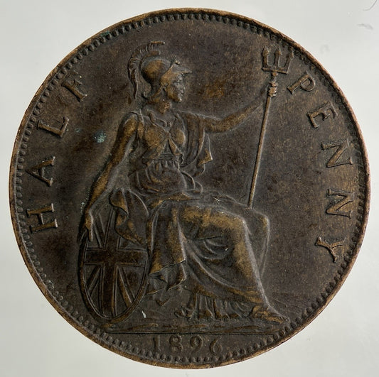 1896 Victoria Half - Penny Coin | Very High Grade