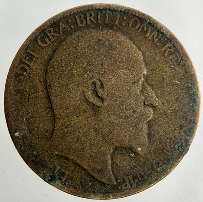 1908 Edward VII Half - Penny Coin | Collectable Grade