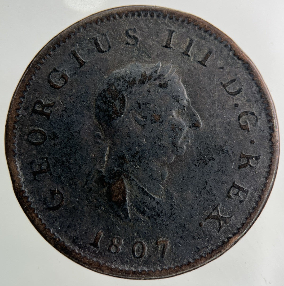 1807 George III 3rd Half - Penny Coin | Collectable Grade