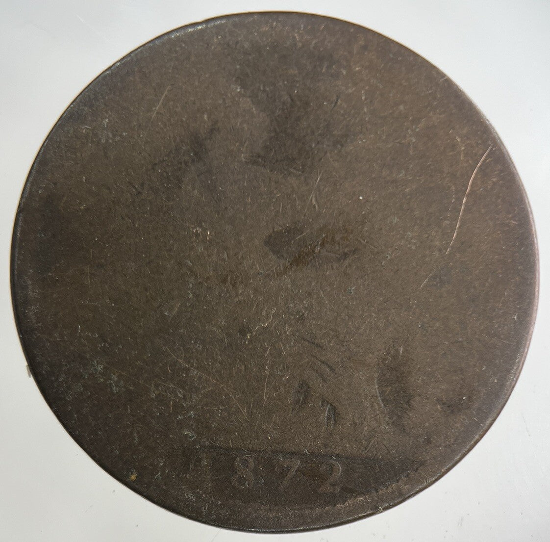 1872 Victoria One Penny Coin | Collectable Grade