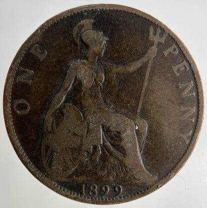 1899 Victoria One Penny Coin | Collectable Grade
