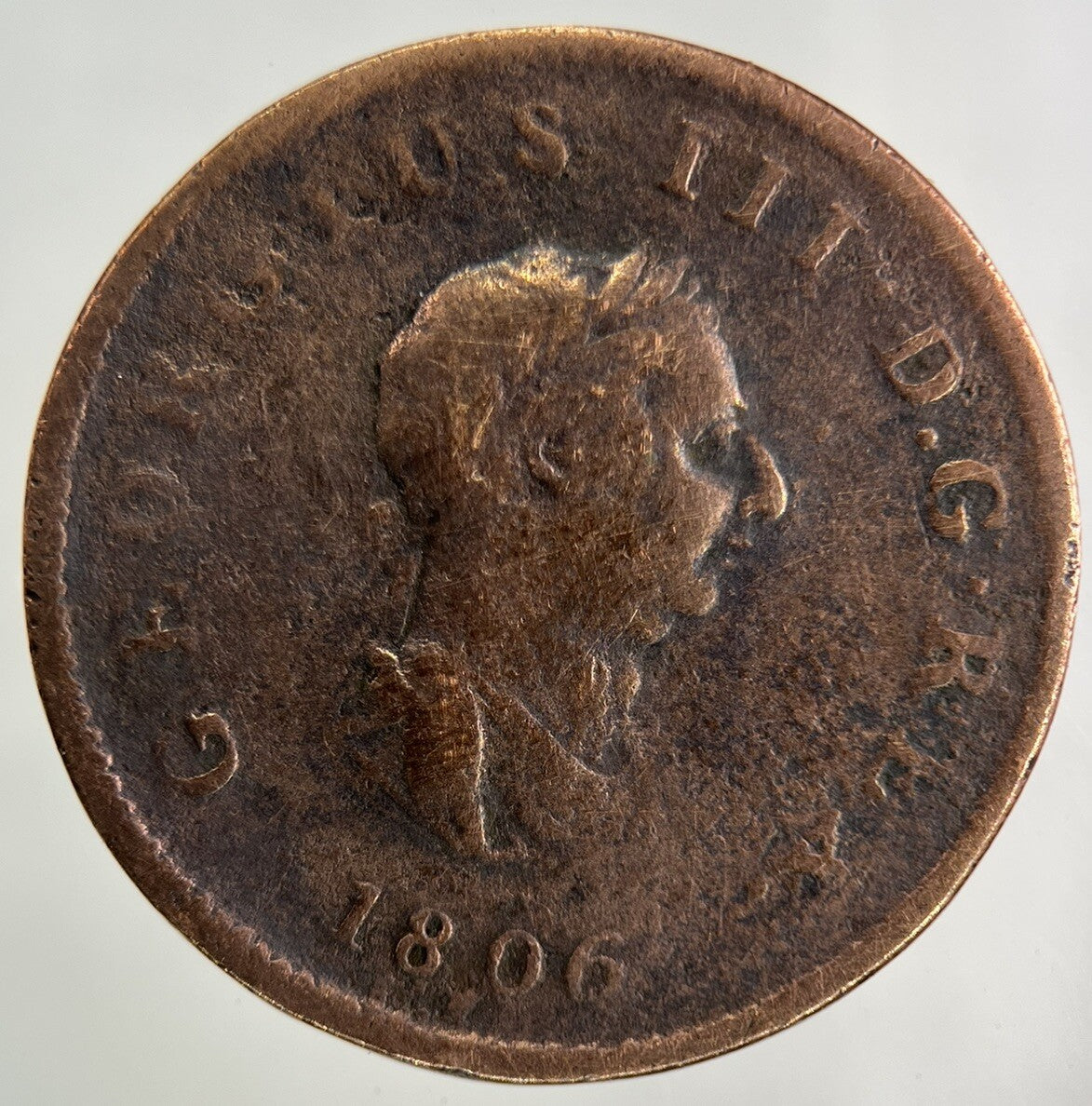 1806 George III 3rd Half - Penny Coin | Collectable Grade