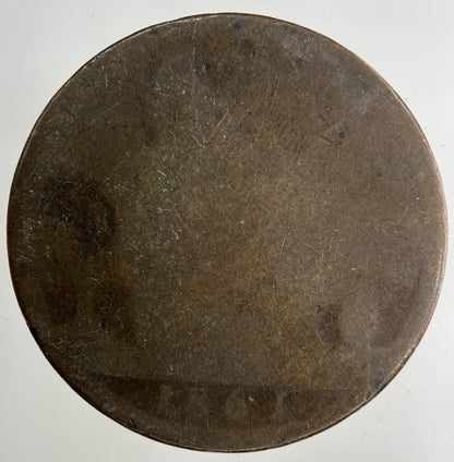 1861 Victoria One Penny Coin | Worn Grade