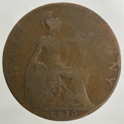 1920 George V Half - Penny Coin | Collectable Grade