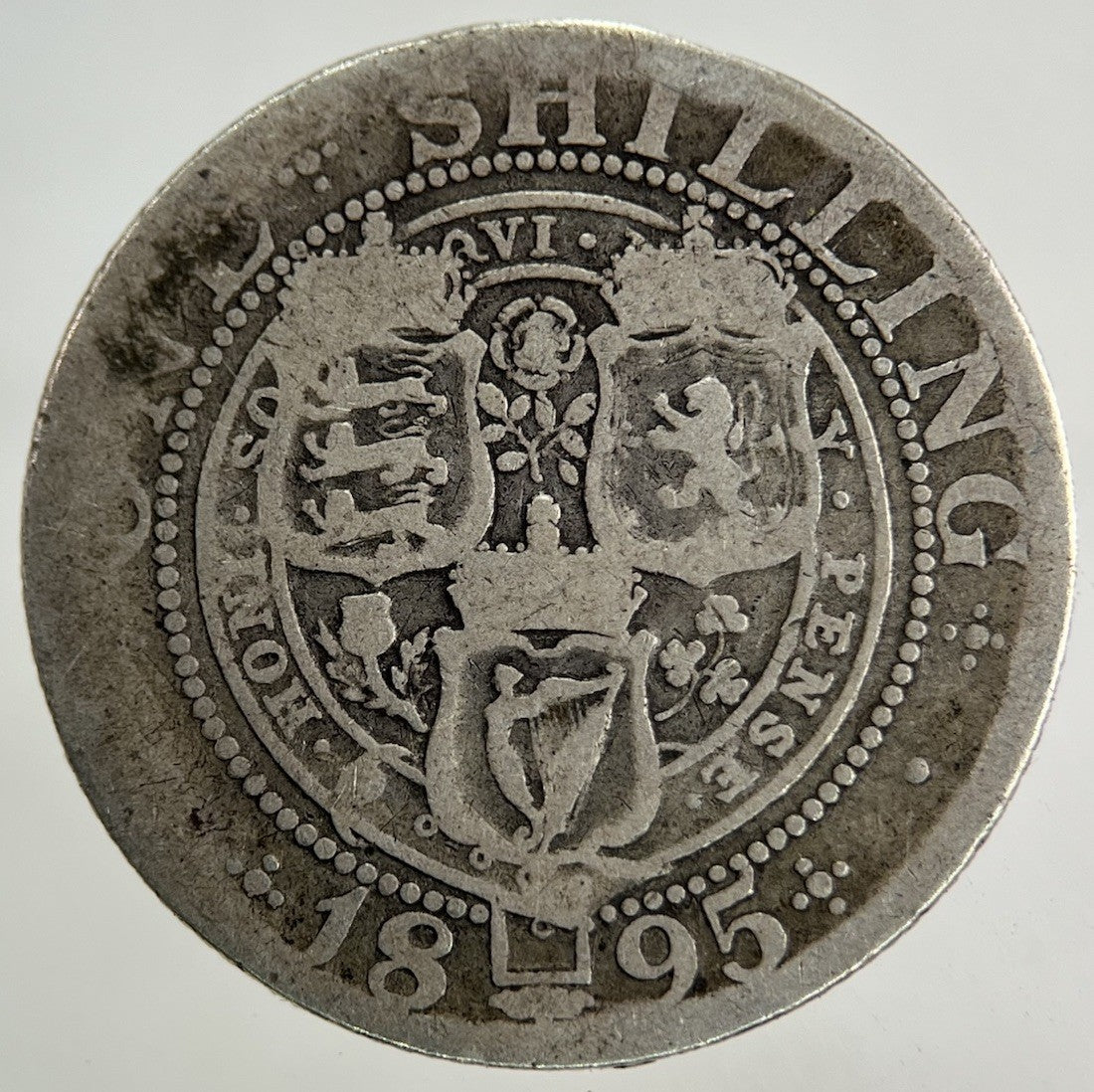 1895 Victoria Shilling Silver Coin | Collectable Grade