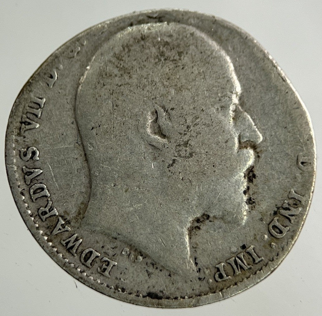 1910 Clipped Edward VII Threepence Silver Coin | Collectable Grade
