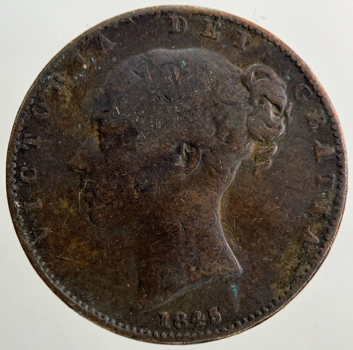 1845 Victoria Farthing Coin | Collectable Grade