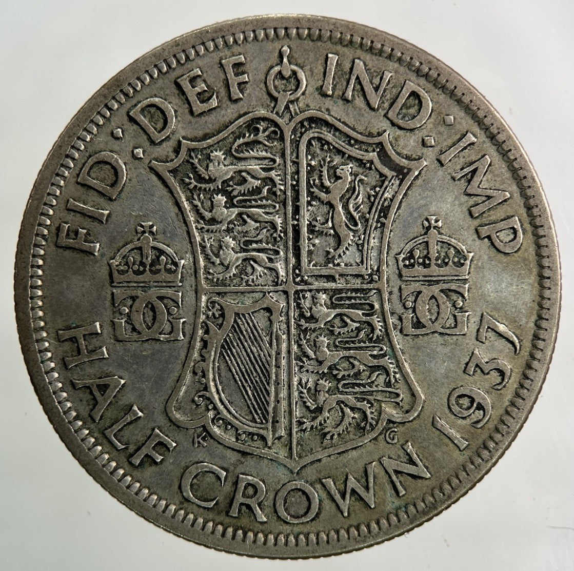 1937 George VI Half - Crown Silver Coin | Fine Collectable Grade