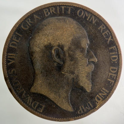 1902 Edward VII One Penny Coin | Collectable Grade