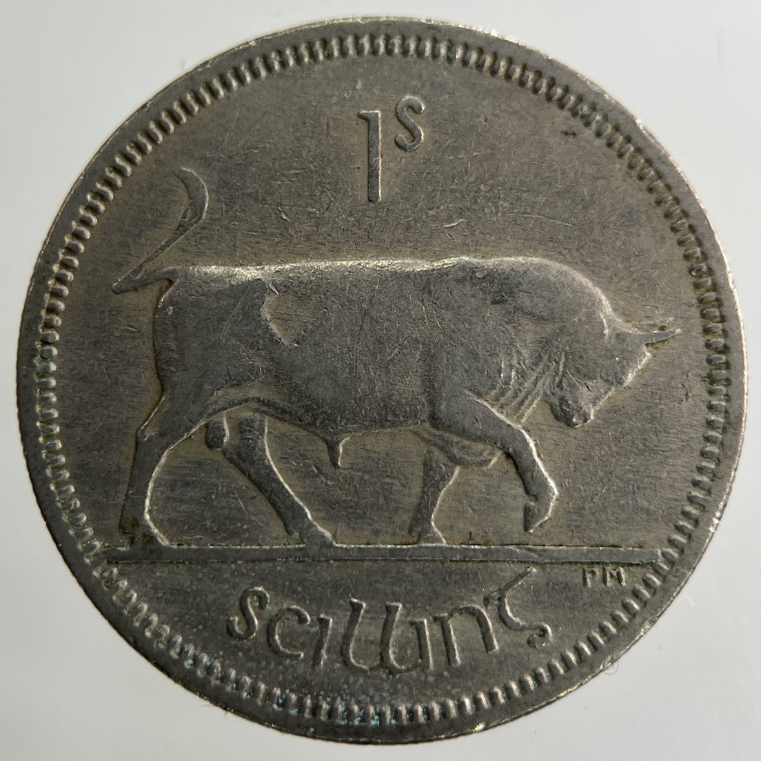 1963 Irish Ireland One Shilling Coin | Fine Collectable Grade
