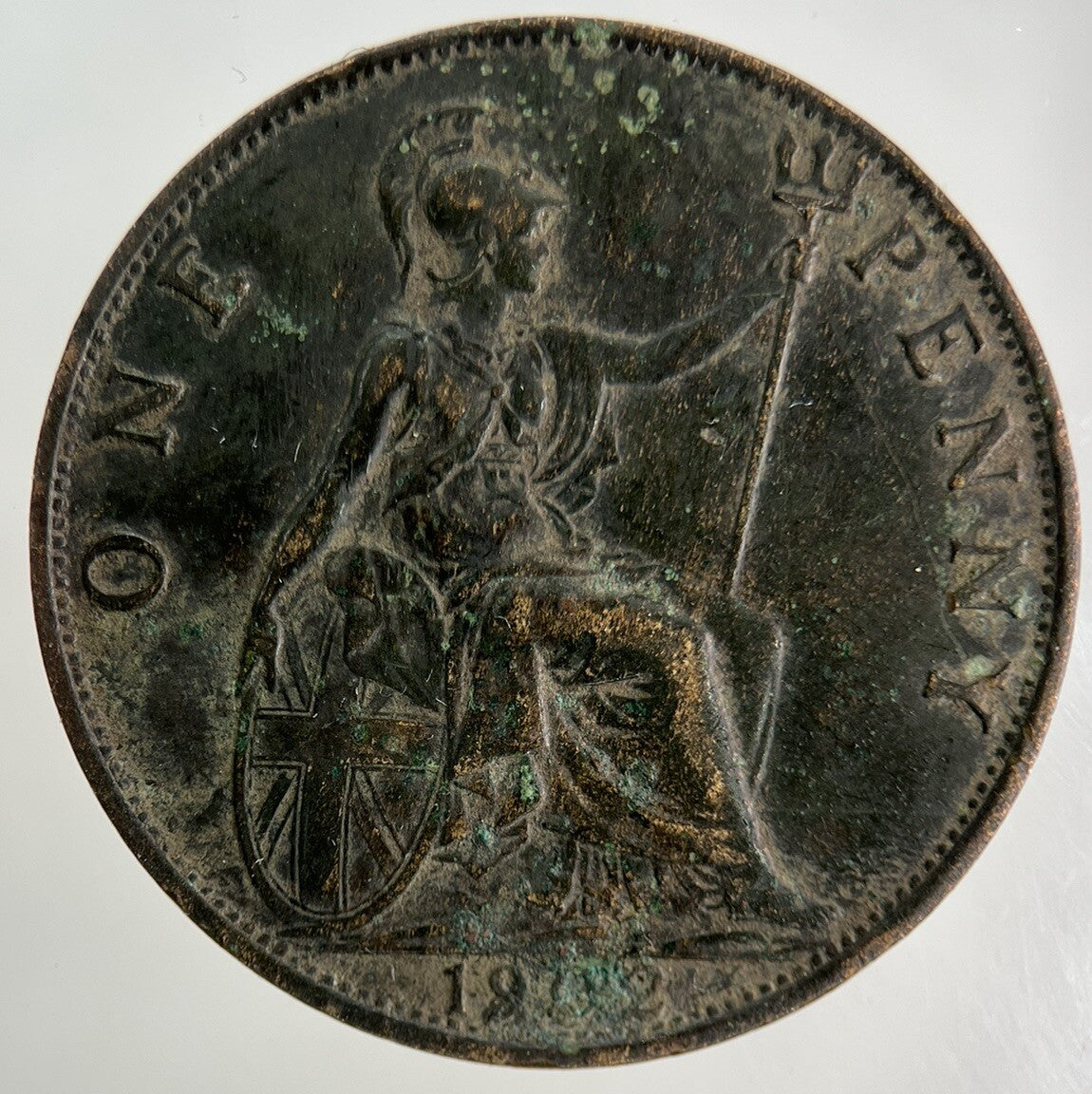 1902 Edward VII One Penny Coin | Fine Collectable Grade