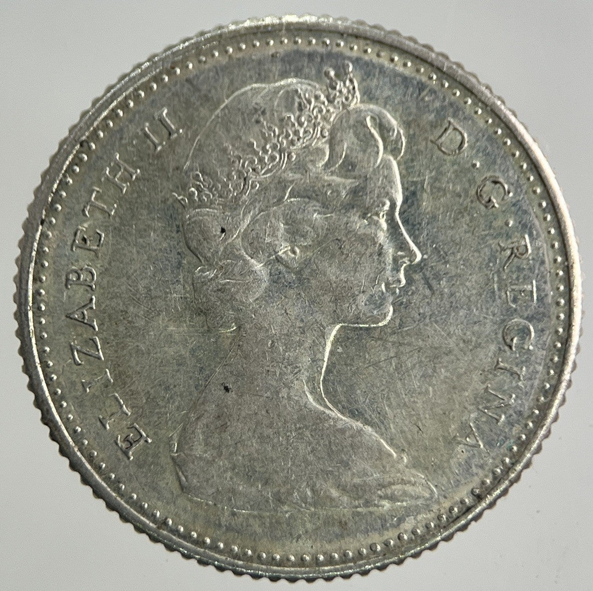 1967 Canada 10 Cents Silver Coin | Very High Grade