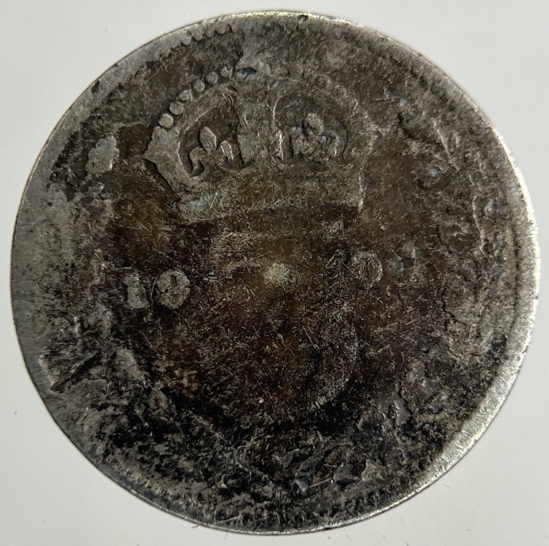 1901 Victoria Threepence Silver Coin | Fair Grade