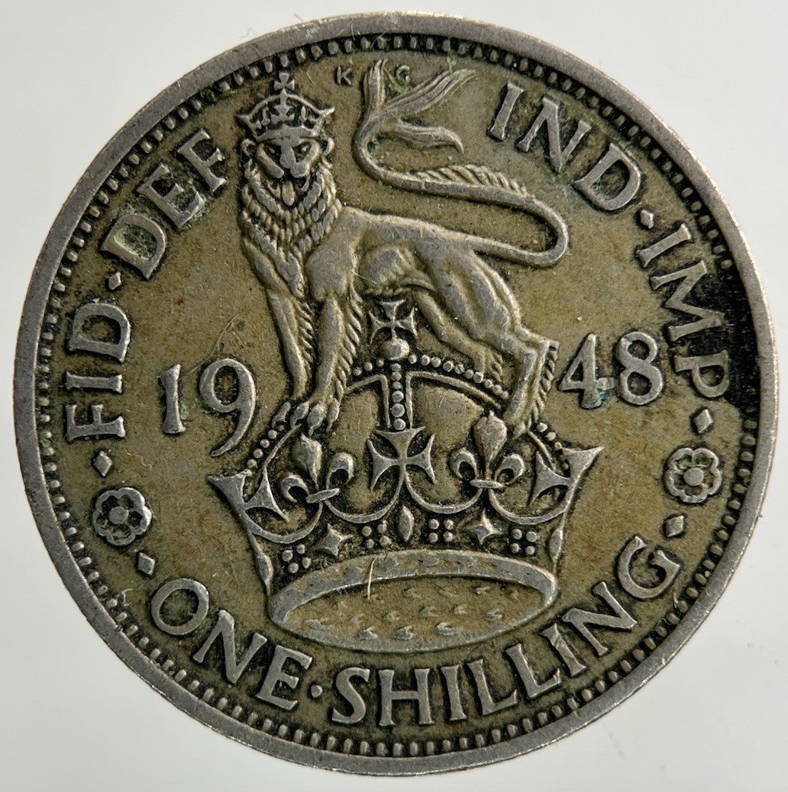1948 George VI Shilling Coin | Fine Collectable Grade
