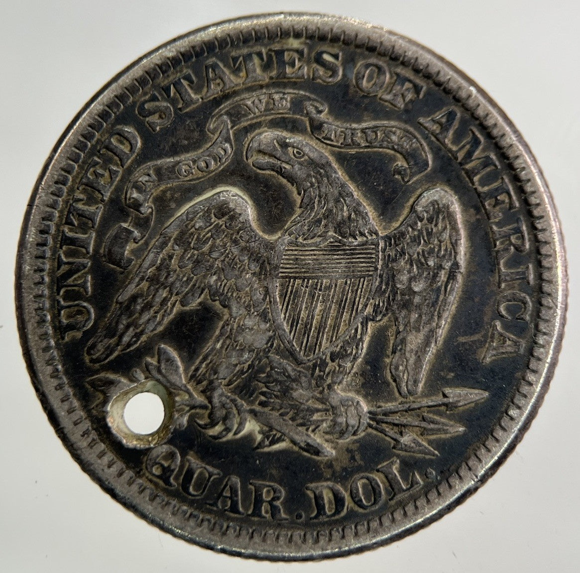 1875 US USA Quarter Dollar Silver Coin | Very High Grade