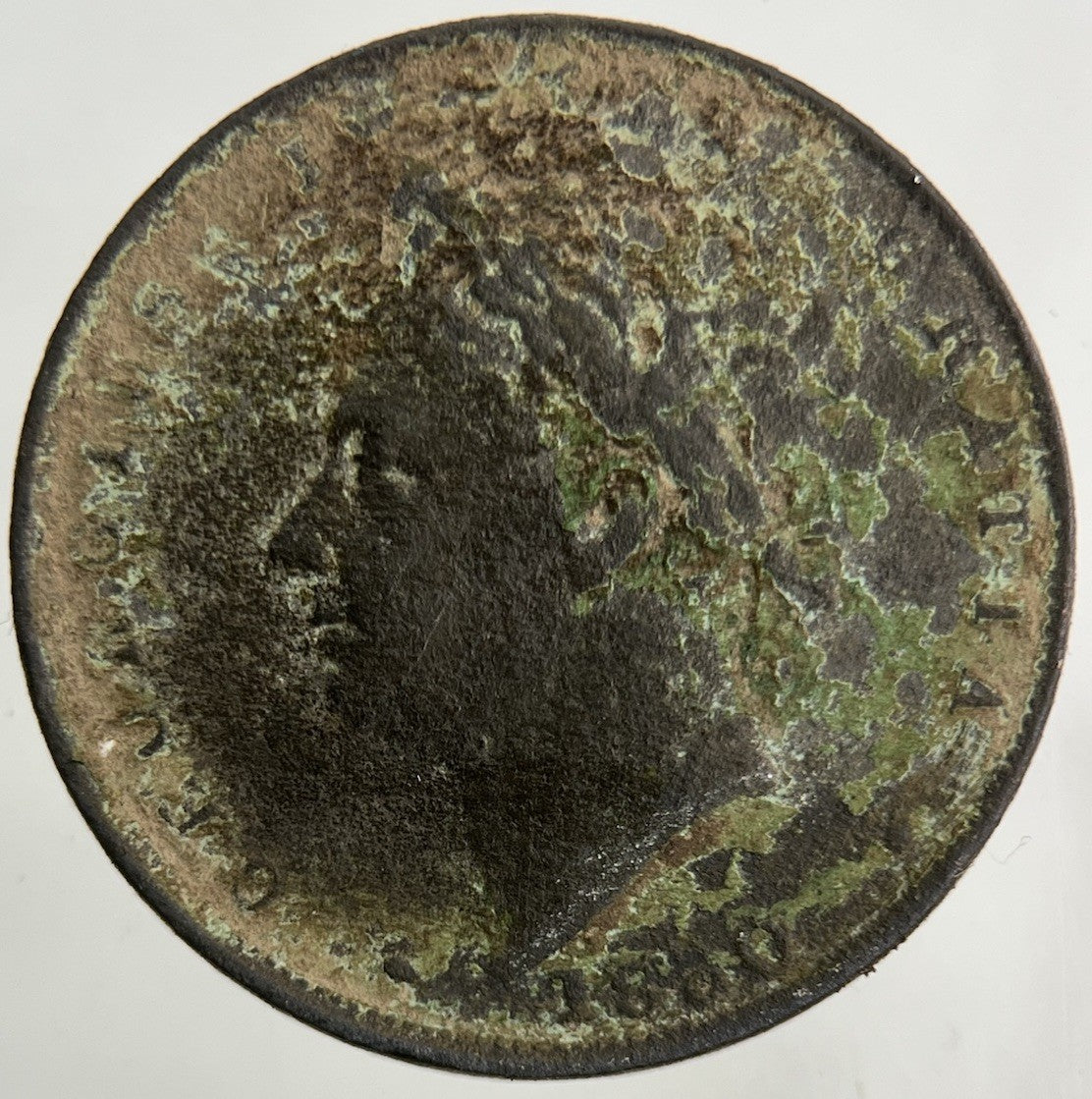1830 George IV Farthing Coin | Fair Grade