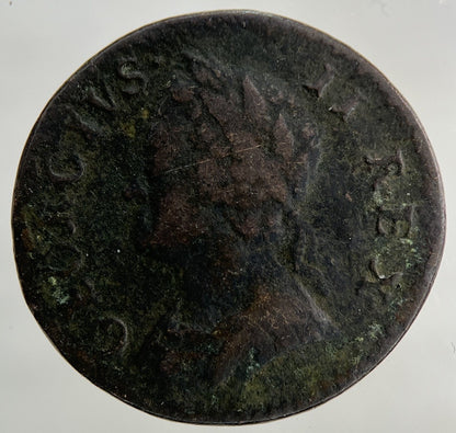 1754 George II 2nd Farthing Coin | Collectable Grade