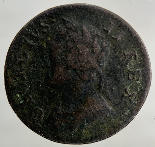 1754 George II 2nd Farthing Coin | Collectable Grade