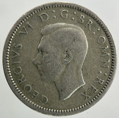1943 George VI Sixpence Silver Coin | Fine Collectable Grade