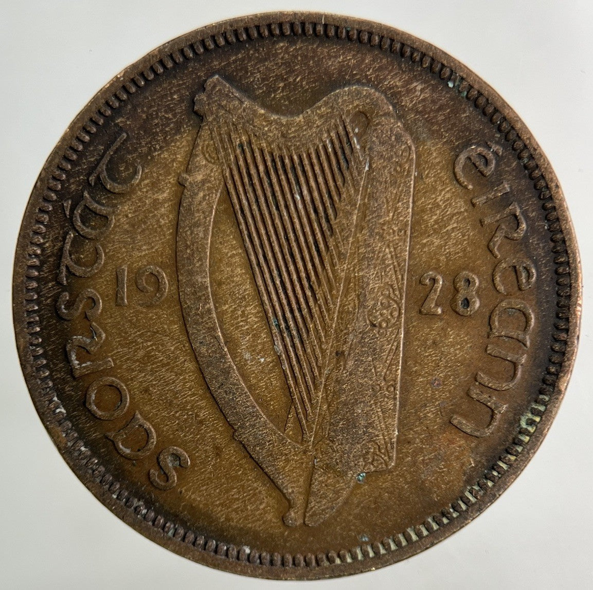 1928 Irish Half - Penny Coin | Collectable Grade